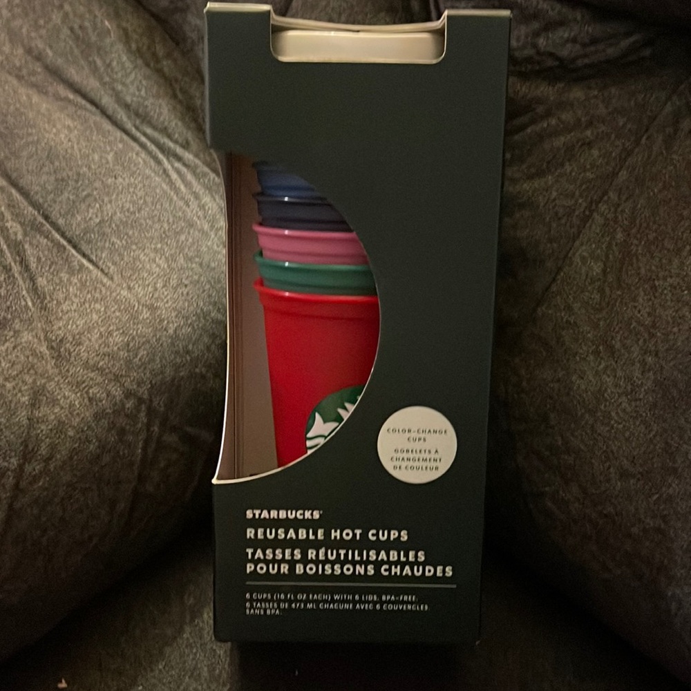 NWT Starbucks Reusable Color Changing Hot Cups